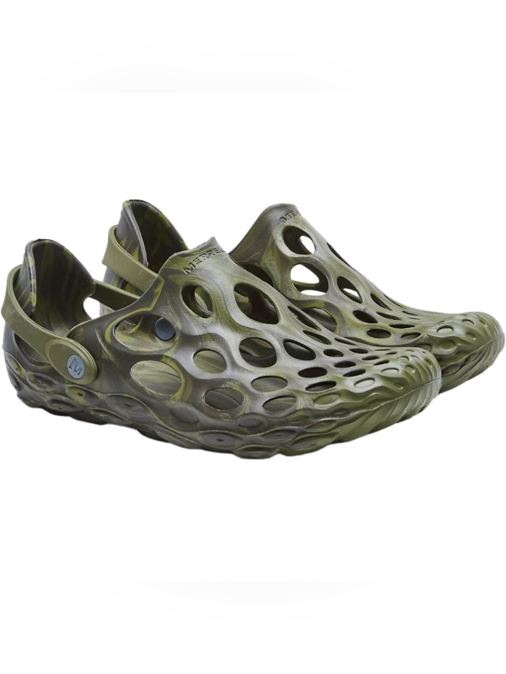 Merrell Women’s Olive Green Perforated Hydro Foam Clogs